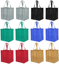 Load image into Gallery viewer, Reusable Grocery Bags - Heavy Duty Shopping Bags with Handle, Grocery Tote Bags
